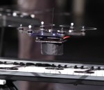 musique robot drone Des hexarotors jouent de la musique