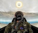photographe Premier vol d'un photographe dans un avion F-16