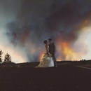 photo Photo de mariage pendant un incendie