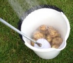 brosse toilettes Éplucher 1 kg de pommes de terre rapidement 