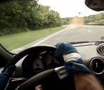 percuter voiture Porsche 911 vs. Biche