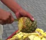 vendeur Découper un ananas proprement et facilement