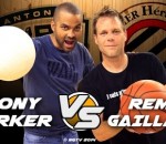 trickshot Tony Parker vs Rémi Gaillard