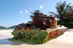 tank Un tank abandonné sur une plage de Porto Rico