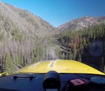 piste avion Atterrissage d'un avion dans une forêt
