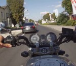 infraction moto Un motard qui roulait trop vite est rattrapé par le karma