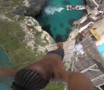plongeon Un plongeon spectaculaire de 25 mètres filmé à la GoPro