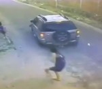 collision femme Une femme se fait faucher par une voiture (Délit de fuite)