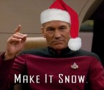 trek star Picard - Make it So (Let It Snow)