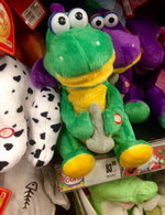 dinosaure Yoshi pète la forme dans les supermarchés Cora
