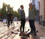emission tele direct Cycliste vs Drone