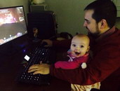 jouer ordinateur Je joue avec Papa !