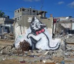 ruine gaza banksy Banksy à Gaza