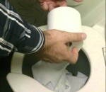 toilettes avion papier Comment dérouler du papier toilette rapidement