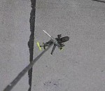 sauvetage drone Sauvetage d'un hélicoptère RC avec un drone