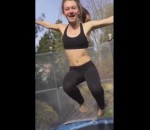 backflip pipi Fuite urinaire sur un trampoline