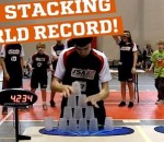 record Record du monde de Cup stacking