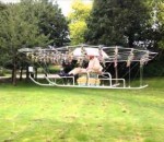 volant Un engin volant fonctionnant avec 54 moteurs de drone