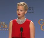 globes interview Jennifer Lawrence sans pitié avec un journaliste