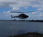helicoptere eau Crash d'un hélicoptère à Pearl Harbor
