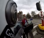 automobiliste motard Road rage à Liège