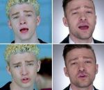 justin cheveux Le nouveau Timberlake rencontre l'ancien Timberlake