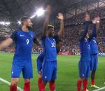 euro football supporter Clapping du Vélodrome avec les Bleus