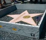 trump Un mur autour de l'étoile de Donald Trump à Hollywood