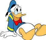 femme pet Donald Duck fait un AVC