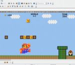 jeu-video Super Mario Bros sur Excel (Stop motion)