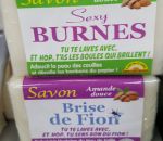 savon Savon spécial Burnes & Fion
