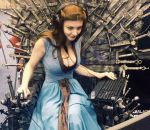 thrones Cosplay de Margaery Tyrell sur le Trône de fer