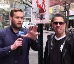 reportage homme Un homme harcèle les femmes pendant un reportage contre le harcèlement de rue