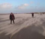 vent plage Illusion sur une plage
