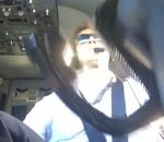 pilote Atterrissage d'un avion par vent de travers (Vue pilote)