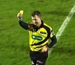 nigel owens Carton jaune pour un ramasseur de balle (Rugby)