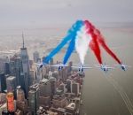 new-york La Patrouille de France survole New York