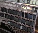 fake 10000 téléphones pour une ferme à clics (Chine)