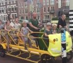 bus enfant Cyclo-bus scolaire aux Pays-Bas