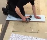 maillet casser Couper du verre avec une meuleuse (Fail)