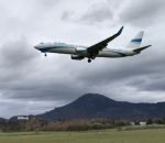 vent atterrissage Atterrissage avorté d'un Boeing 737 