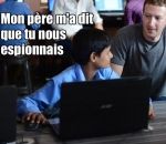 zuckerberg « Mon père m'a dit que tu nous espionnais »
