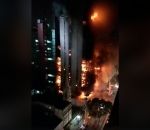 effondrement Incendie et effondrement d'une tour à São Paulo