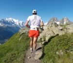 marathon Suivre Kilian Jornet dans une descente (Marathon du Mont-Blanc)