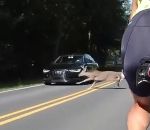 cycliste collision Cerf-volant