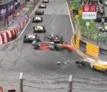 decollage Accident spectaculaire au Grand Prix F3 de Macao