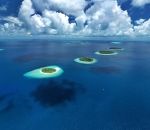 flottant maldives Îles flottantes