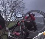 velo accident Dani Rovira est violemment percuté à vélo par une voiture (France)