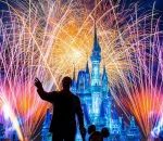 world disney Un feu d'artifice à Disney World (Pose longue)