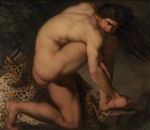 peinture Très beau tableau de 1775 intitulé « L'orteil dans la putain de sa mère de table basse »